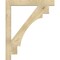 Ekena Millwork Merced Block Rough Sawn Bracket, Douglas Fir, 4"W x 36"D x 44"H BKT04X36X44MRC05RDF - alternate 2